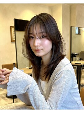 ラボヌールヘアー シェリ 久喜店(La Bonheur hair cheri) ふんわりレイヤー/シースルーバング/20代/30代40代50代