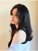 ふんわりロングレイヤー[溝の口/髪質改善/縮毛矯正/白髪ぼかし]