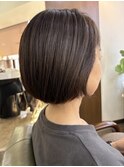 丸みのあるボブ