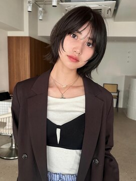 フィルムス 横浜(FILMS) 暗めカラー/レイヤーカット/マロンベージュ/くすみベージュ/横浜