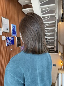 ビュートリアム 鎌倉小町(BEAUTRIUM) オリーブグレージュ/ボブ/BEAUTRIUM鎌倉小町　長嶺舞唯