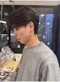 ニュアンスパーマフェザーパーマセンターパートメンズカット