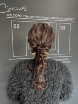 サーカス(circus)&nbsp;編みおろしヘア