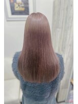 ミー 新宿(MII) ピンクベージュ/ダブルカラー/髪質改善/縮毛矯正/新宿/MII/ミイ