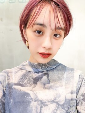 エイミー(Aimee) Aimee 町田　チェリーレッド×レイヤーボブ