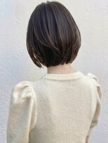 カバーヘア ブリス 川口(COVER HAIR bliss)&nbsp;シースルー前髪オリーブグレージュレイヤーボブA13川口20代30代