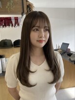 チオ(Chio)&nbsp;【富山】上品モカブラウンの艶感セミロングレイヤー