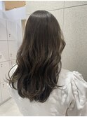透明感オリーブロング