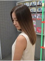 アッシュ 川崎店(Ash)&nbsp;バレイヤージュ　グレージュ　ブリーチあり