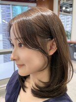 フィルムス 柏(FILMS)&nbsp;くびれレイヤー/オリーブベージュ/顔周り/シースルー/柏