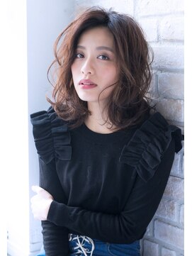 ボニークチュール(BONNY COUTURE) 大人かわいいカジュアルでラフなミディアムスタイル