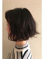 ロンド 銀座(Lond)&nbsp;ラフカジュアルウェーブボブスタイル 担当 本田奈穂美