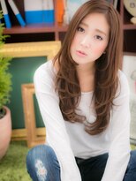 カバーヘアアンドスパ ブリス 浦和(COVER HAIR&SPA bliss)&nbsp;*+COVER HAIR+*…カールで織りなす 《コケティッシュロング》ｄ