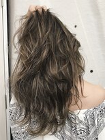 フォーク(FOLK)&nbsp;恵比寿_外国人風ハイライトグラデーションカラー_シアーベージュ