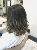 シアーベージュ×ハイライトグラデーション