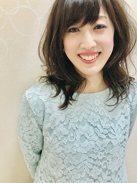 ヘアメイク マルナ 本店(HAIR MAKE MALUNA) 【MALUNA ヒマワリ】この春注目！上品さ溢れるフェミニンパーマ