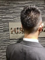 ヒロギンザ 恵比寿店(HIRO GINZA) ツーブロックビジネスショートレイヤーかき上げコンマヘア