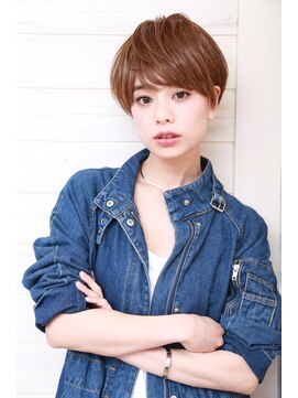 オーシャン(Ocean) [OCEAN Hair&Life藤原純]ことりベージュ×丸みショート☆