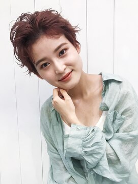 アイティー バイ アルバム 浦和店(IT by ALBUM) アップバング_クールショートピンクベージュボブルフ_38022