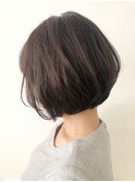 マロンベージュ　ニュアンスマッシュ　チラ見せカラー