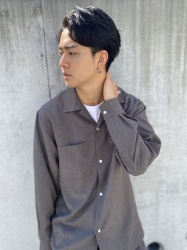 プランツ ヘアサロン(Plants HAIR SALON by GEORGE) 2ブロックで刈り上げショート アップバング メンズ 元住吉