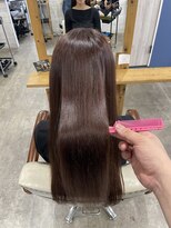 ヘアーアンドメイクランプ(Hair & make Lamp) [サロンスタイル] 髪質改善カラー　ピンクカラー
