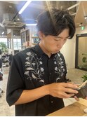 it.YUI シャドーパーマ 韓国風 メンズヘア