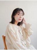 前髪/マチルダボブ/ピンクベージュインナー/グレージュ[甲府駅]