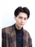 直毛でも動くニュアンスパーマセンターパート