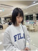 平塚美容室/ブリーチなしカラー/ラベンダーカラー/ボブカット