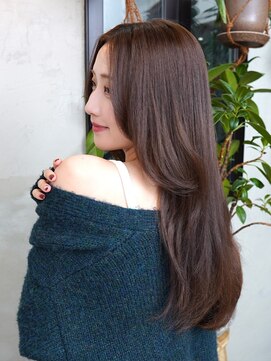 ラフィス ヘアー リーベ 京都駅前店(La fith hair liebe) 【La fith】マロンベージュ×ラフウェーブ