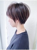 神戸で叶う♪小顔＆小頭になれるコンパクト丸みショートby柴立