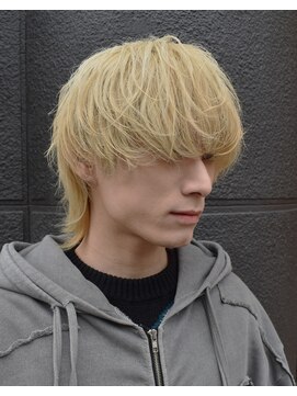 フリーク バーバーショップ 都島店(FREAK BARBER SHOP) ハイトーン　マッシュウルフ　モテツーブロック