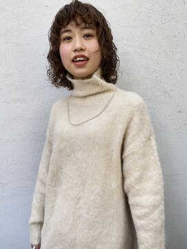 フェンヘアーアイス 中目黒(Fen.hair ici) うるツヤヘルシースタイルくせ毛風カール前髪うる艶髪モテ髪