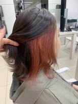 プロデュース 東橋本店(Produce) インナーカラー×ピンクオレンジ【橋本/東橋本】