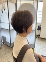 スクエアペア(SQUARE PAIR)&nbsp;くびれショート　白髪ぼかし　ベージュ　30代40代50代