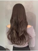 グレージュ/レイヤーカット/ロングレイヤー