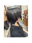 透明感◎インナーブルーで爽やかに