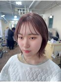 ことりベージュミルクティベージュシースルーカラー大人可愛い
