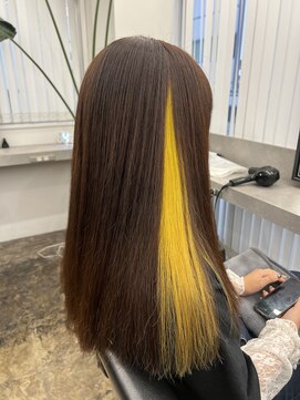 アドラ(ADLLA) イヤリングカラー★ネオンイエロー