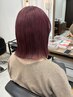 カット＋ブリーチ（リタッチorフルブリーチ）＋オンカラー　￥14980