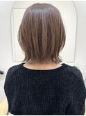 say.イメチェン外ハネボブ美髪ワイドバングくびれミディアム