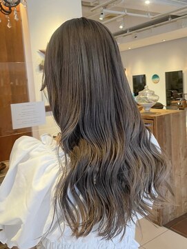 ミスト(mist) 〔mist：Yoshimi〕オリーブグレージュ/ダブルカラー/透け感 #250