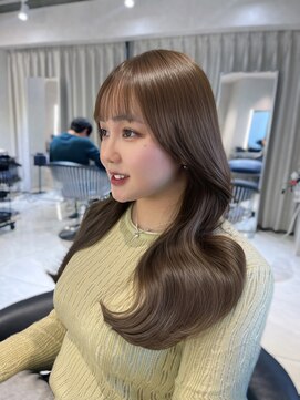 ユーフォリア 池袋東口駅前店(Euphoria) 【Euphoria MITSUKI】韓国小顔レイヤー×ミルクティーブラウン