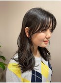 ゆるふわセミロング