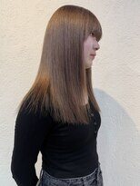 ロックス バイ マグ 松本(rocks BY MAG)&nbsp;ブリーチカラー×ミルクティーベージュ◎韓国風くびれヘア