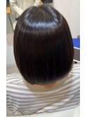 ボブ×美髪縮毛矯正