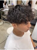 スペインカール/スパイキーショート/ブルーブラック/守谷