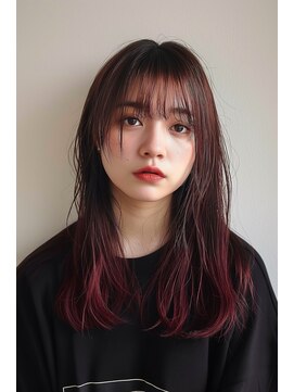 ルアナ(Luana) チェリーレッドグラデーションスタイル
