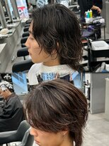 オーバルバイアピッシュ(OVARL by apish) パーマ落とし曲がる縮毛矯正縮毛矯正失敗原宿メンズパーマ